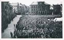 LHW oN Weimar Markt Demonstration vor Elephant -smw