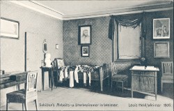 LHW oN Weimar Schillers Sterbezimmer 1906