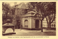 MWW 2227 Weimar Schillers erste Begräbnisstätte MWW 2227 Weimar Schillers erste Begräbnisstätte