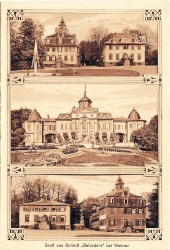 MWW 7501 Weimar Gruß aus Schloß Belvedere -hs MWW 7501 Weimar Gruß aus Schloß Belvedere -hs