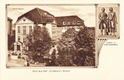 MWW oN Weimar Gruß aus dem Volkshaus -hs MWW oN Weimar Gruß aus dem Volkshaus -hs