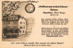 OMK oN Weimar Gasthaus zum weißen Schwan OMK oN Weimar Gasthaus zum weißen Schwan