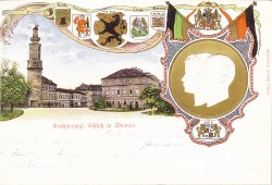 OPD oN Weimar Großherzogl Schloß -hs OPD oN Weimar Großherzogl Schloß -hs