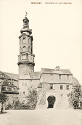 OZM 1913 Weimar Schloßturm und Bastille OZM 1913 Weimar Schloßturm und Bastille