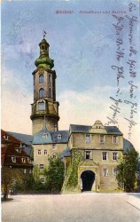 OZMc Z 5082 Weimar Schloßturm und Bastille a OZMc Z 5082 Weimar Schloßturm und Bastille a
