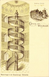 PHW oN Weimar Gruss aus Weimar Bibliothek b -hs