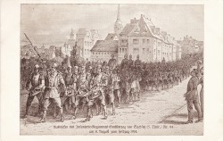 RBW oN Weimar Ausrücken Reg 94 1914 -hs RBW oN Weimar Ausrücken Reg 94 1914 -hs