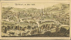 RBWc oN Weimar im Jahre 1650 -smw