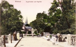 RRMc 18417 Weimar Kegelbrücke und Kegeltor -hs RRMc 18417 Weimar Kegelbrücke und Kegeltor -hs