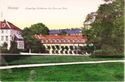 RRMc 18423 Weimar Wohnhaus der Frau von Stein -hs