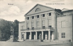 TKG  617 Weimar Hoftheater und Werthers Garten