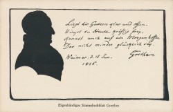 VAW oN Weimar Goethe in Silhouetten