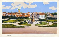 VBWc oN Weimar Blick vom Museum
