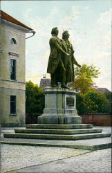 WVLc 57 Weimar Schiller und Goethe Denkmal