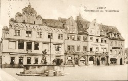 XXX 134 Weimar Neptunbrunnen und Kranachhäuser XXX 134 Weimar Neptunbrunnen und Kranachhäuser