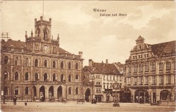 XXX 48502 Weimar Rathaus und Markt -hs