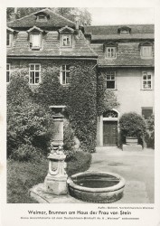XXX oN Deutschland-Bildheft Weimar Brunnen Haus der Frau von Stein