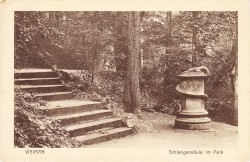 XXX oN WEIMAR Schlangensäule im Park a -hs XXX oN WEIMAR Schlangensäule im Park a -hs