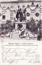 XXX oN Weimar Denkmal Schillerjahr 1905 -hs