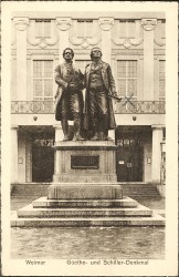 XXX oN Weimar Goethe- und Schiller-Denkmal 