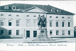 XXX oN Weimar Göthe- und Schiller-Monument -he XXX oN Weimar Göthe- und Schiller-Monument -he