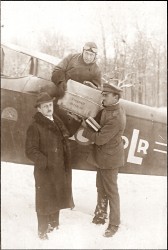 XXX oN Weimar Luftpost 1919 Flugplatz