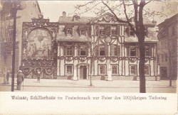 XXX oN Weimar Schillerhaus Todestag 1905 -hs