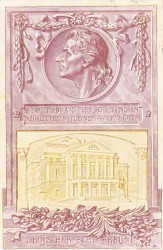 XXXc oN Weimar Deutscher Schillerbund Postkarte -hs