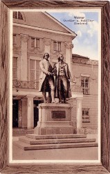 XXXc oN Weimar Goethe- und Schiller-Denkmal