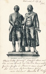 ZVD  506 WEIMAR Goethe- und Schiller-Denkmal (1904)