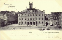 ZVD  542 Weimar Gruss aus Weimar Rathaus (1899)