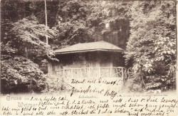 ZVD 584 Weimar Gruss aus Weimar Borkenhäuschen (1899) -hs ZVD 584 Weimar Gruss aus Weimar Borkenhäuschen (1899) -hs