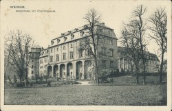 ZVD 1741 WEIMAR Bibliothek mit Fürstenhaus b (1909) ZVD 1741 WEIMAR Bibliothek mit Fürstenhaus b (1909)
