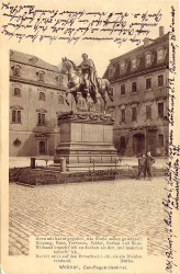 ZVD 1756 Weimar Carl-August-Denkmal (1915)
