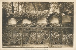 ZVD 1813 Weimar Grabstätte Familie Goethe (1910) ZVD 1813 Weimar Grabstätte Familie Goethe (1910)