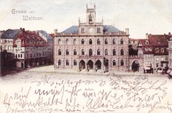ZVDc  542 Gruss aus Weimar Rathaus (1899) -hs