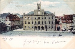 ZVDc  542 Gruss aus Weimar Rathaus (1900)