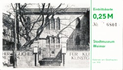 #EK Weimar Stadtmuseum 0,25M Kunstkabinett (1986)