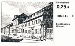 #EK Weimar Stadtmuseum 0,25M Stadtmuseum (1981)
