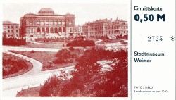 #EK Weimar Stadtmuseum 0,50M Landesmuseum (1983)