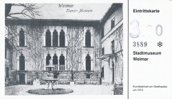 #EK Weimar Stadtmuseum 3,00DM Kunstkabinett (um1990)