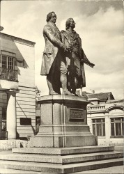 01bBHRa 09-1636 Weimar Goethe-Schiller-Denkmal