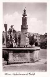 07aDVE 5370 Weimar Neptunbrunnen mit Bastille