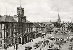 07aDVE 5382 Weimar Markt mit Stadtkirche (1961)