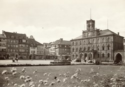 09AVSa Wei  6 Weimar Markt mit Rathaus