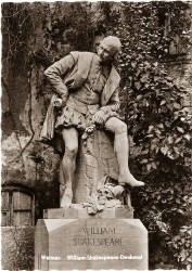 12SKZ 004 ( 37-04) Weimar Shakespeare-Denkmal