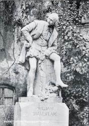 12SKZ 004 (403-04) Weimar Shakespeare-Denkmal  -he