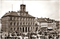 12SKZ 026 Weimar Markt mit Rathaus