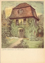 CWHc 1226 Weimar Goethes Gartenhaus am Frauenplan