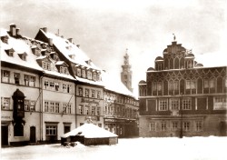 LHW 309 Alt-Weimar Marktplatz im Winter